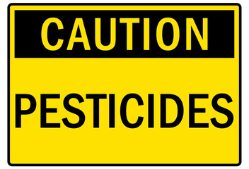 Farm safety sign pesticides
