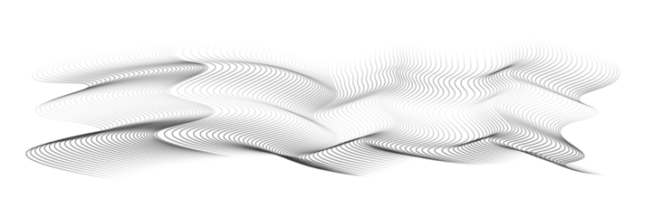 Flowing dots particles wave pattern 3D curve halftone black gradient curve shape isolated on white background. Vector in concept of technology, science, music, modern.