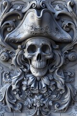 Skull of a Fearsome Pirate