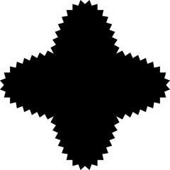 Fototapeta premium Zig zag edge geometric shape collection. Wavy element