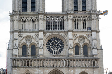 View of Notre Dame Cathedral in Paris