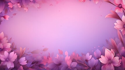 Floral background with flowers. Pastel colors. Vector illustration.