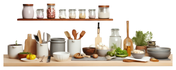PNG  Kitchen ingredient kitchen shelf