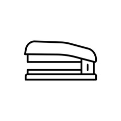 Stapler outline icons, minimalist vector illustration ,simple transparent graphic element .Isolated on white background