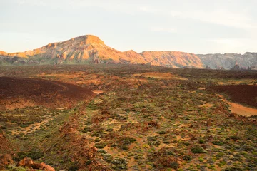 Foto op Canvas Landscape with Lava, Volcano El Teide, Tenerife, Canary Island, Spain © RetoricMedia