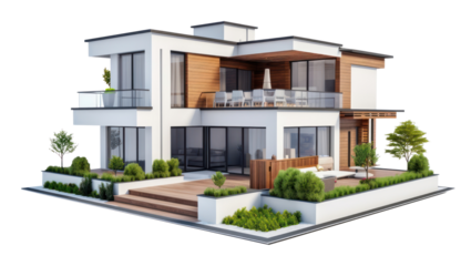 PNG  Architecture building house villa