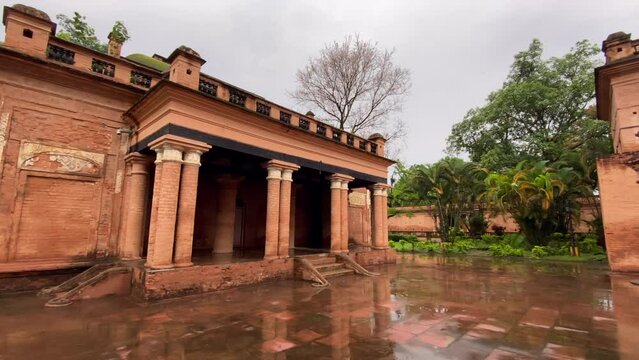Historical monument of manipur kangla fort. shri shri govindajee temple and citadal  in Imphal,India