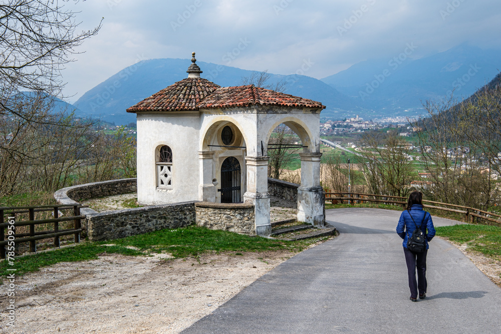 Wall mural Feltre, Santuario dei Santi Vittore e Corona