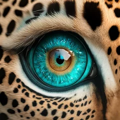 Foto op Plexiglas The eye of the leopard © Chris