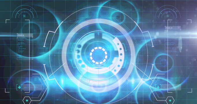 Image of data processing over scope scanning