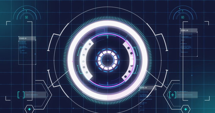 Image of data processing over scope scanning