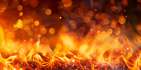 close up of fire flames, premium photo with blur back ground , wallpaper for primum photo lovers