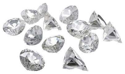 Naklejka premium PNG Diamons gemstone diamond jewelry