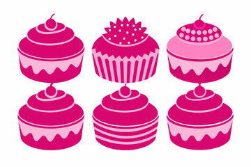 cake on white background silhouette vector style white background