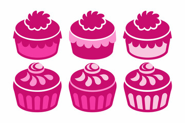 cake on white background silhouette vector style white background