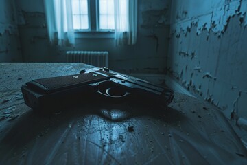 The muted sound of a silenced pistol in an empty room, the echo of a decision that can never be undone