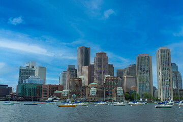 Fototapeta na wymiar Boston skyline, Massachusetts. 