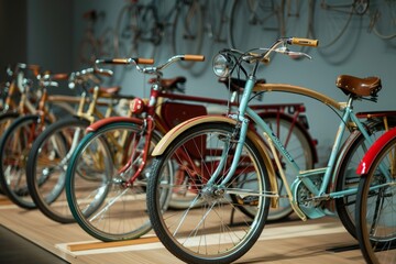 Fototapeta na wymiar customized bicycles with paint 