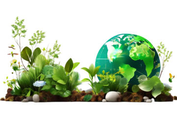 earth day transparent background