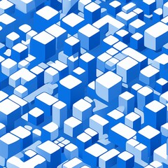 Obraz premium A playful exploration of optical illusions, where patterns seamlessly blend and distort, creating mind-bending visual puzzles