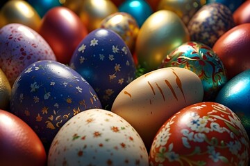 Fototapeta na wymiar Easter decorative egg for Easter Day