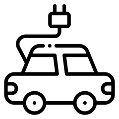 electric car icon