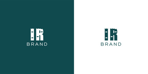 IE Letters vector logo design