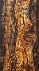 Bocote Cordia Wood Background with Glossy Finish