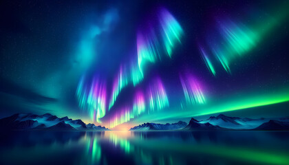 the Aurora Borealis, showcasing its slow, majestic dance across a star-filled sky