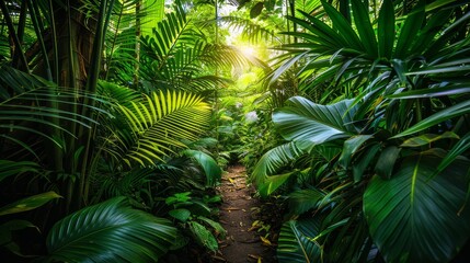 Fototapeta premium Majestic guardian, protector of the unspoiled wilderness in the heart of the rainforest