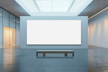 PNG art exhibition frame mockup, transparent design