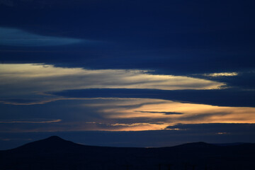 New Mexico Sky Dusk Moody Light Desert