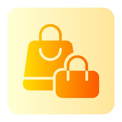 shopping bag gradient icon