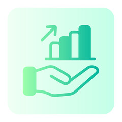 sales commercial gradient icon