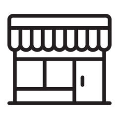 supermarket line icon