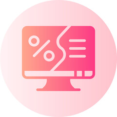 commercial gradient icon