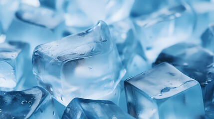 Obraz premium Cool and refreshing ice cubes