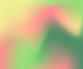 Nature Abstract Gradient Background, Green and Pink Color, Soft Light Pattern, Colorful Texture, Summer and Spring Concept Wallpaper