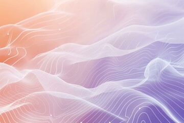 A Tranquil Abstract Background With Soft Lavender and Peach Gradients Perfect for Calm Settings and Screen Wallpapers