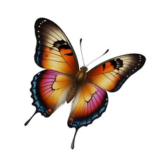colorful butterfly transparent png without background