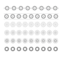 set of elements for design