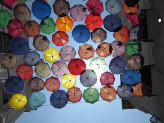 Caracas Downtown, umbrellas street