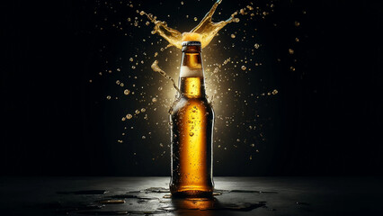bottle of beer - Powered by Adobe