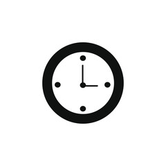 clock vector type icon