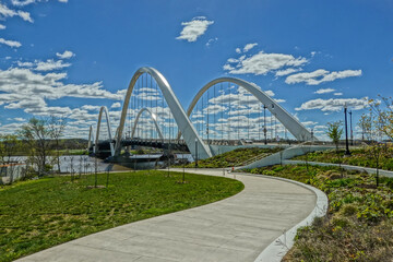 The Frederick Douglass Bridge in Washington, DC
