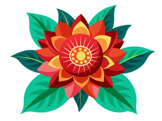 flower isolated on white background