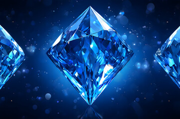 blue  diamond pattern abastract  and elegant background design, Modern geometric design, Stylish graphic art, Shiny texture, Premium elegant artwork.