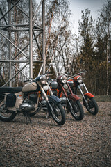 bicycles in the park