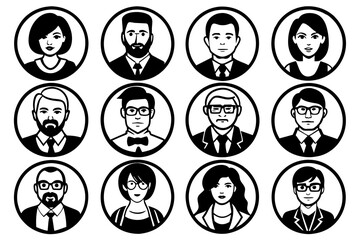 people icon collection  Vector Illustration