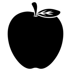 apple fruit glyph icon